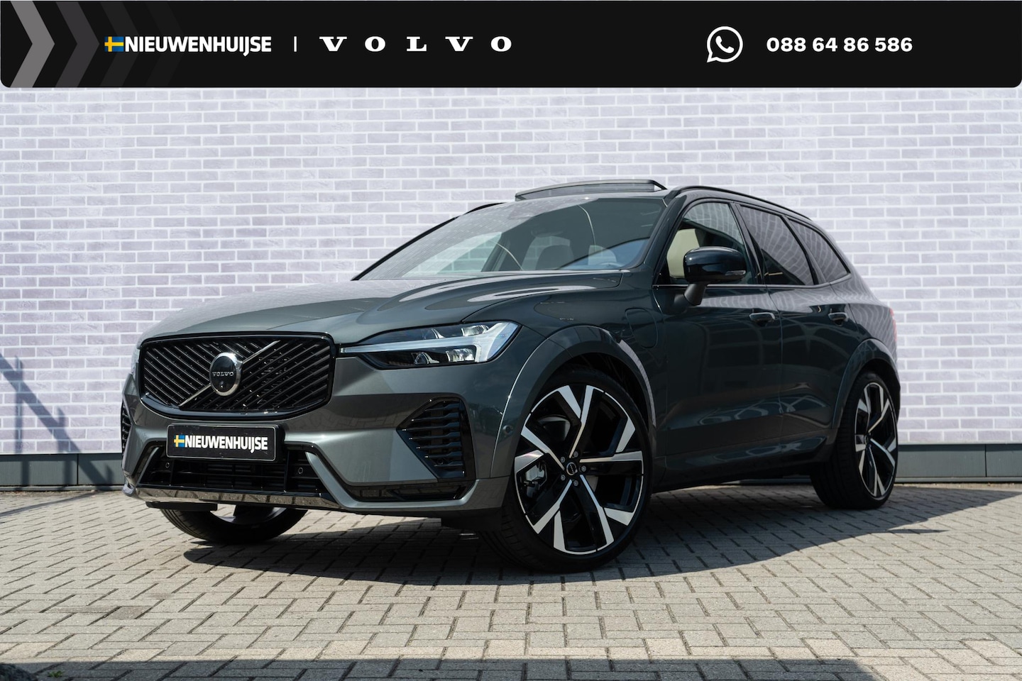 Volvo XC60 - T6 AWD 350 pk Plug-in hybrid Plus Dark | Long Range | Google | Luchtvering | Head-Up Displ - AutoWereld.nl