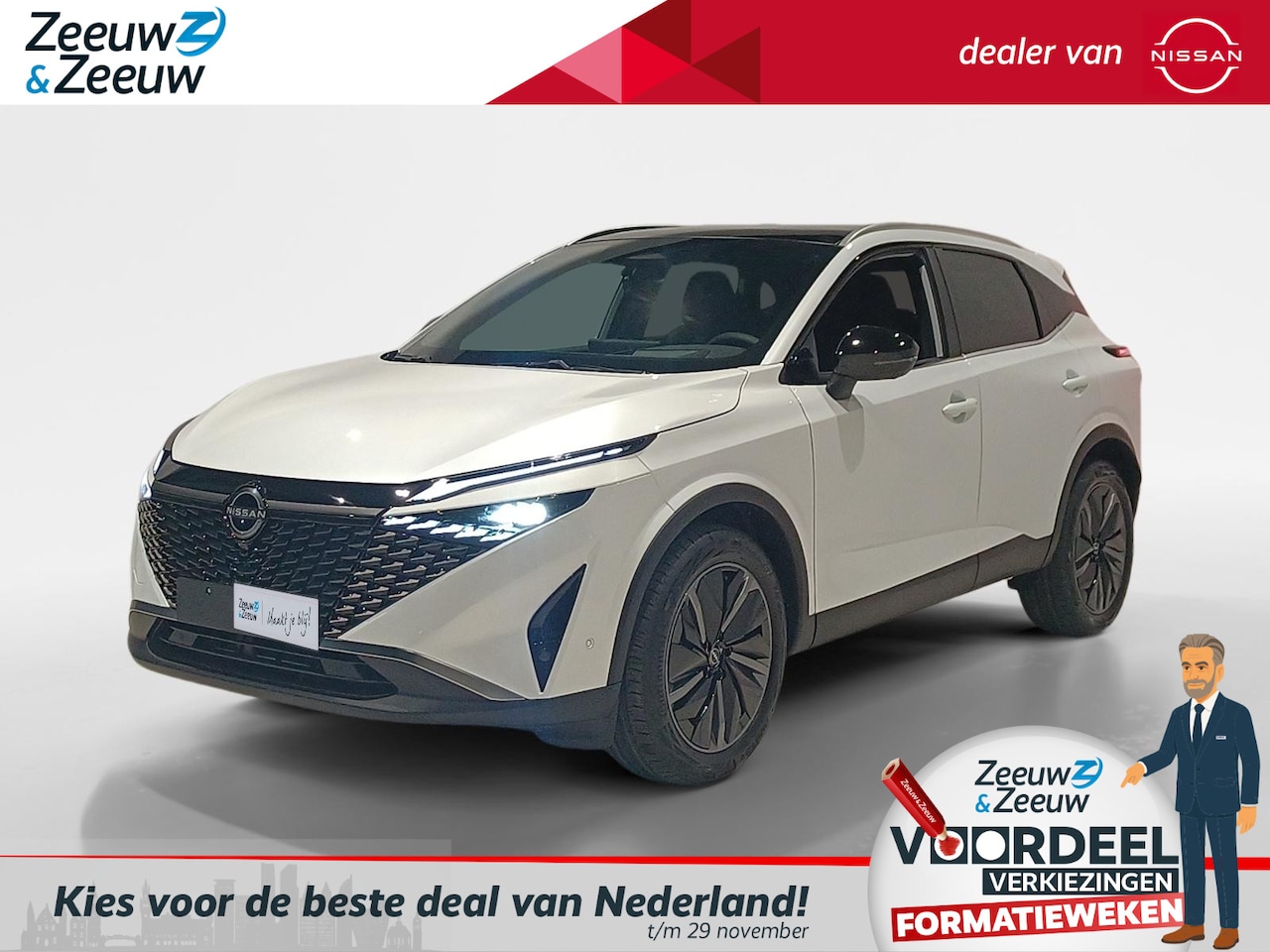 Nissan Qashqai - 1.5 ePower Tekna |205pk|tot wel 1200km actieradius|Navigatie|Pro-pilot|Camera 360vieuw|par - AutoWereld.nl