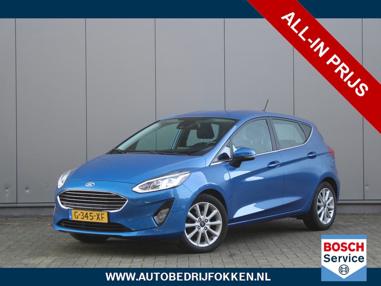 Ford Fiesta - 1.0 EcoBoost Titanium | LED | Navigatie | Cruise control | Lane Assist | Lichtmetalen-Vel - AutoWereld.nl