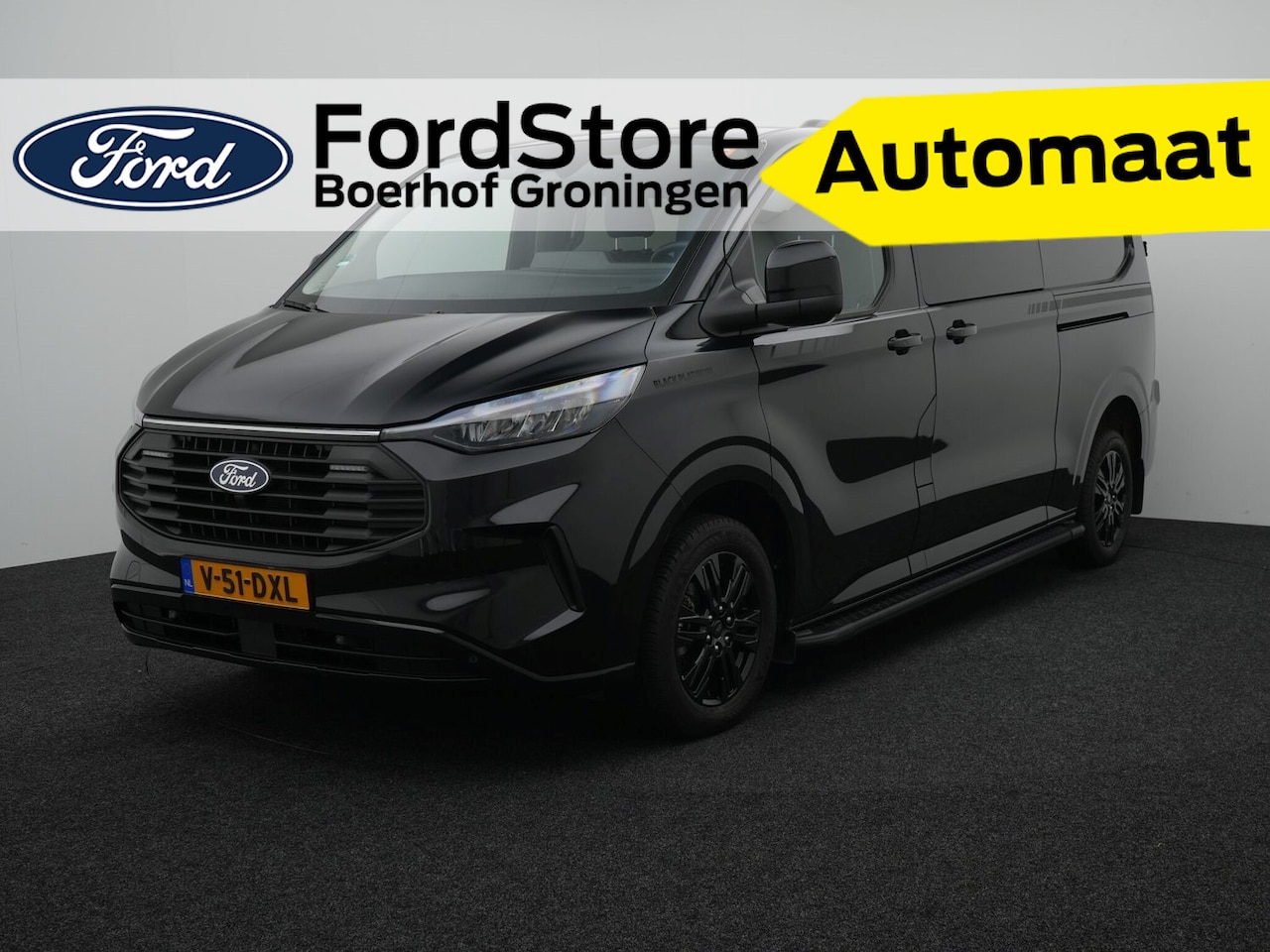 Ford Transit Custom - 320 2.0 TDCI L2H1 Black Platinum | Verwacht | Trekhaak | Navigatie | - AutoWereld.nl