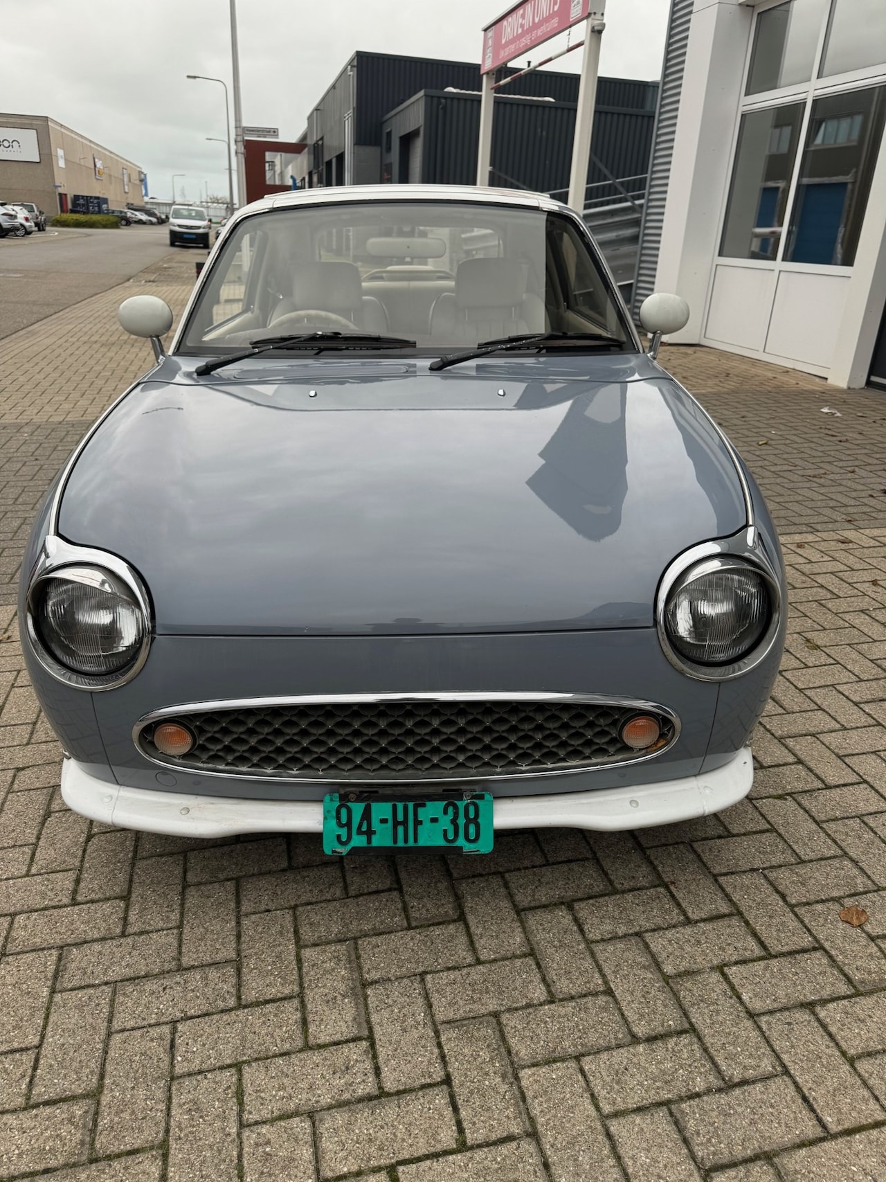 Nissan Figaro - 746 Lapisgrijs, automaat, airco , turbo - AutoWereld.nl