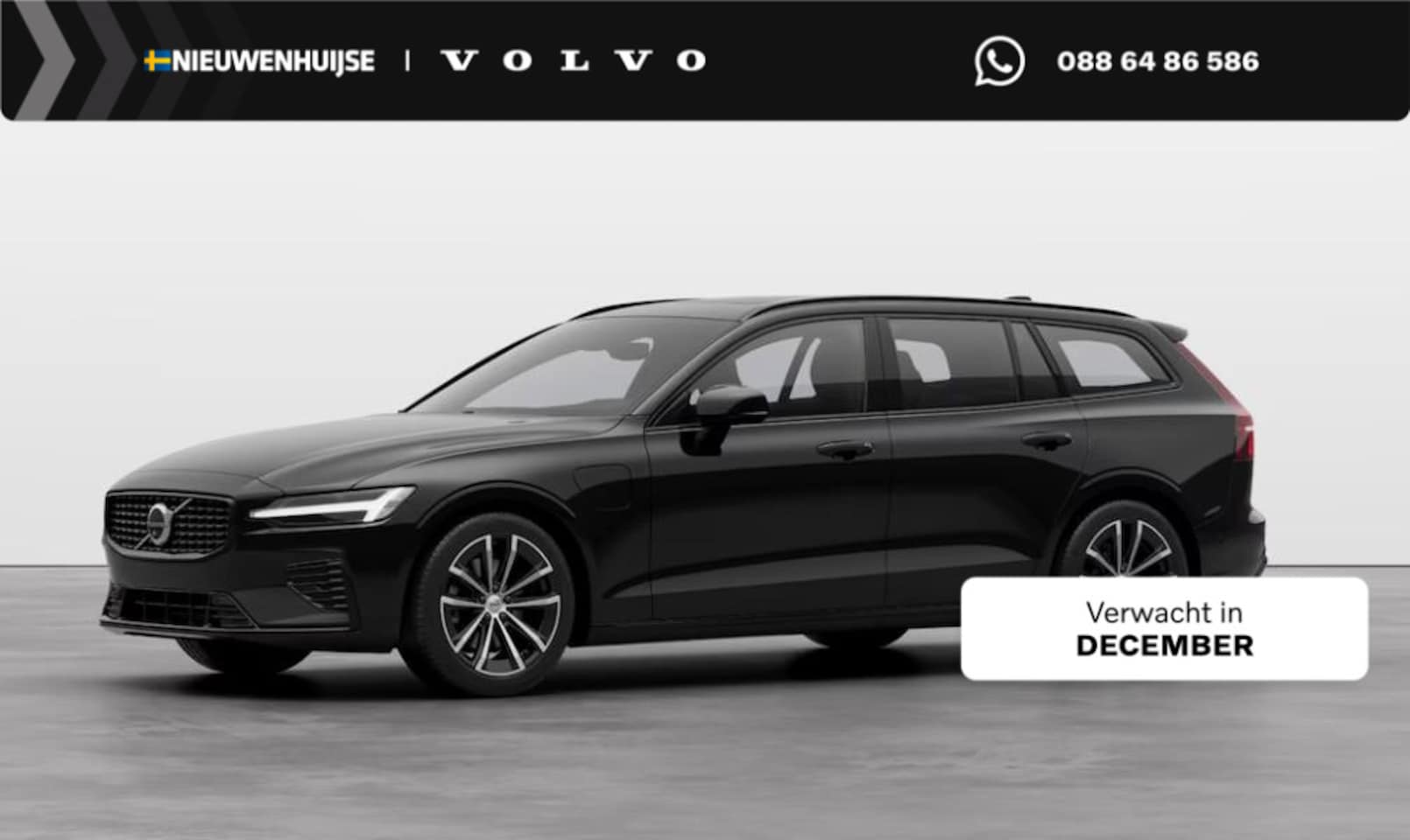 Volvo V60 - 2.0 T8 Plug-in hybrid AWD Ultra Dark Performance Edition | Polestar Tuning | Black Pack | - AutoWereld.nl