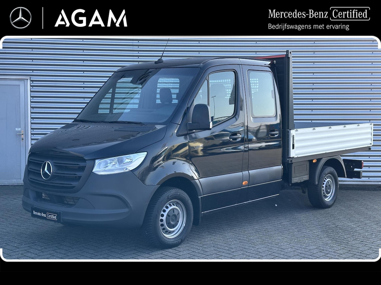 Mercedes-Benz Sprinter - 317 CDI Pick-up 7-Persoons Trekhaak 3500kg Open laadbak Dubbel Cabine - AutoWereld.nl
