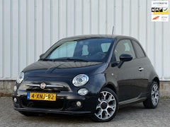 Fiat 500 - 0.9 TwinAir Turbo 500S ClimateControle, LederBekleding, ElektrischeRamen, LMV, PDC, N.A.P