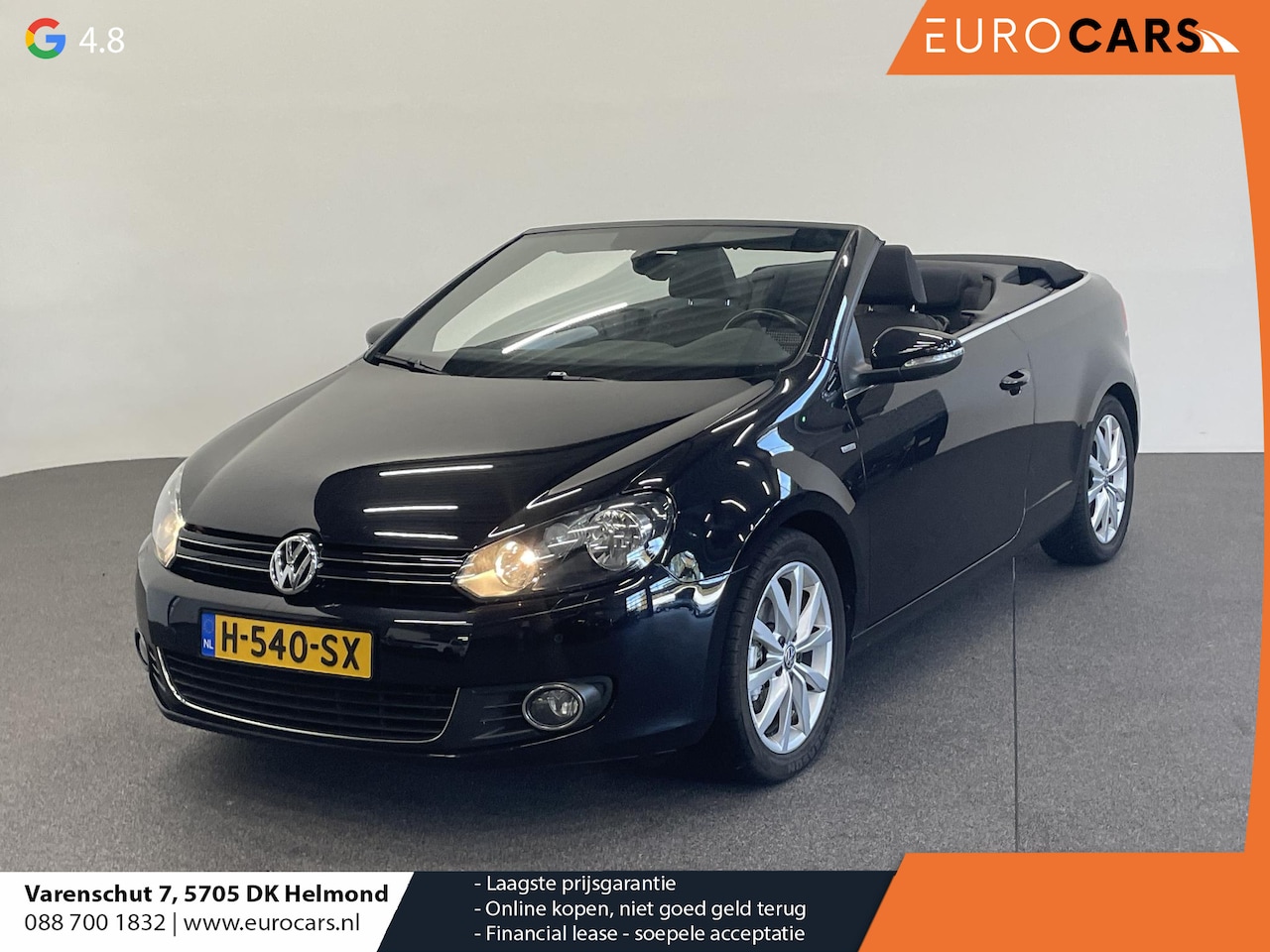 Volkswagen Golf Cabriolet - 1.2 TSI BlueMotion Stoelverwarming Parkeersensoren Climate Control - AutoWereld.nl