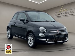 Fiat 500 C - 1.2 Lounge 2017 ZWART | Cabrio | Apple CarPlay | Benzine | PDC