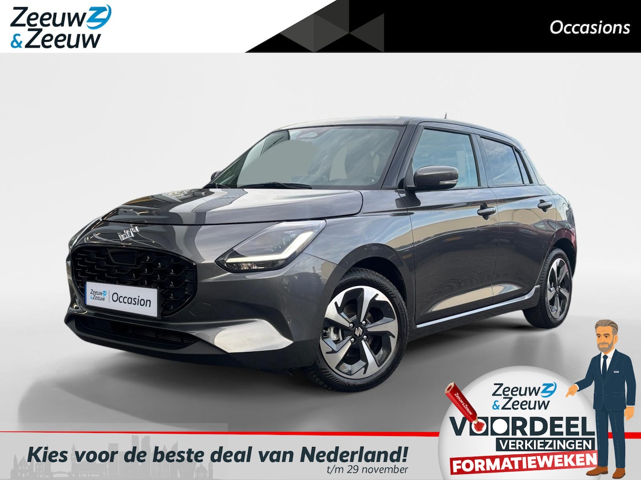 Suzuki Swift - 1.2 Style Smart Hybrid | All-season banden | Navigatie | - AutoWereld.nl