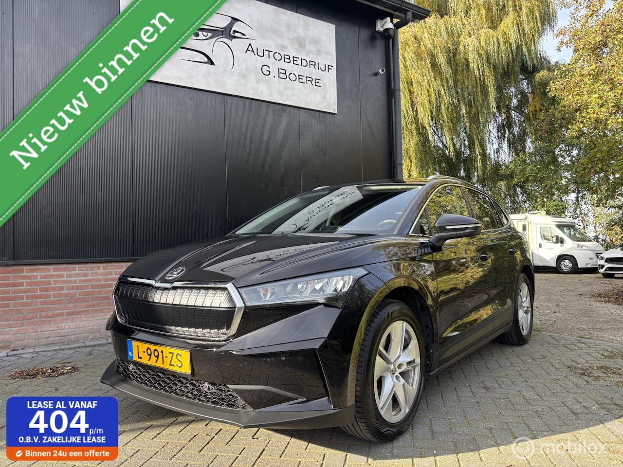 Skoda Enyaq iV - 80 Trekhaak, Leer, Nieuwebanden - AutoWereld.nl