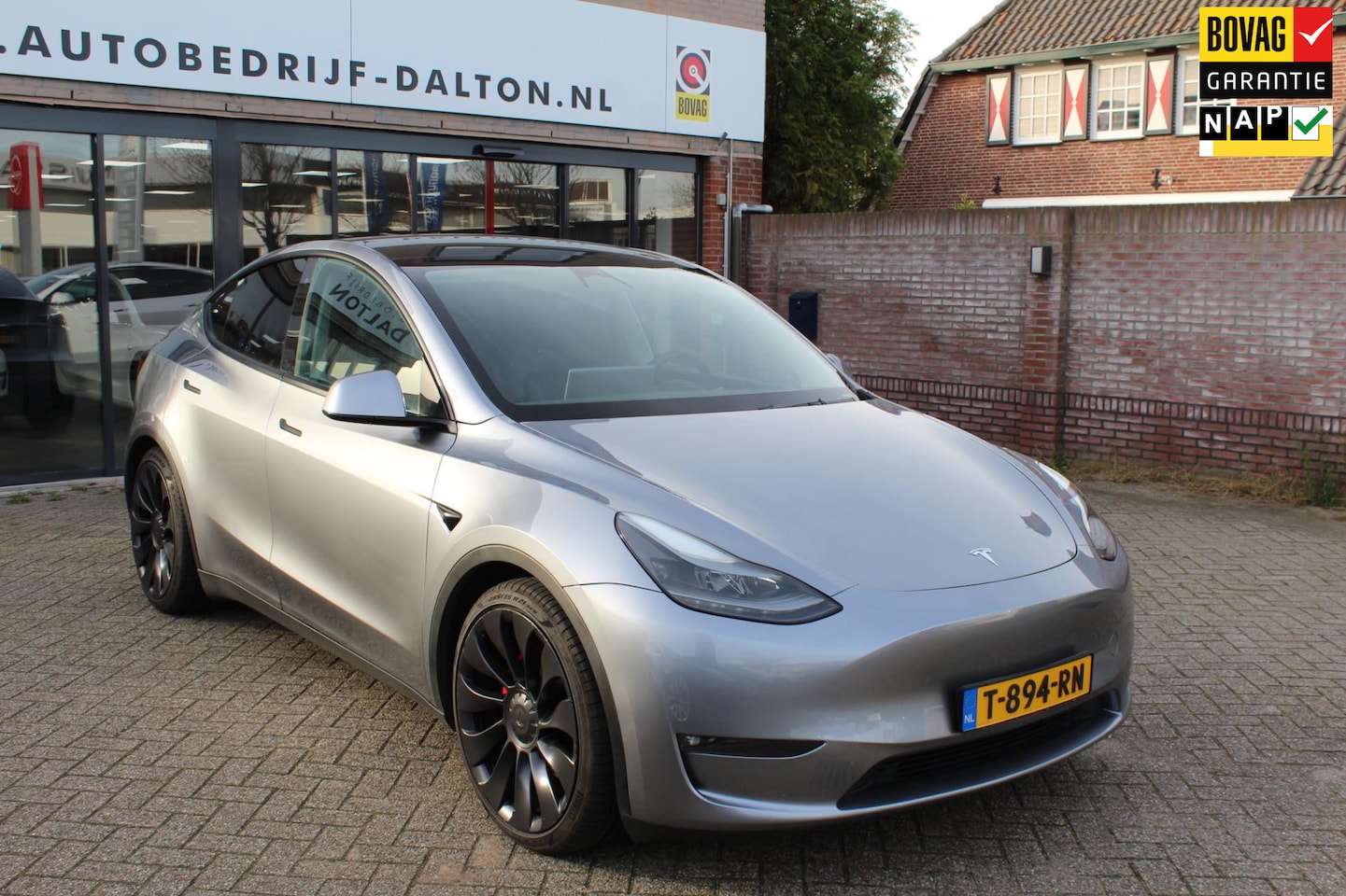 Tesla Model Y - Performance AWD 75 kWh 456 PK / 21" LMV /PANODAK / LEER / 1e EIG - AutoWereld.nl