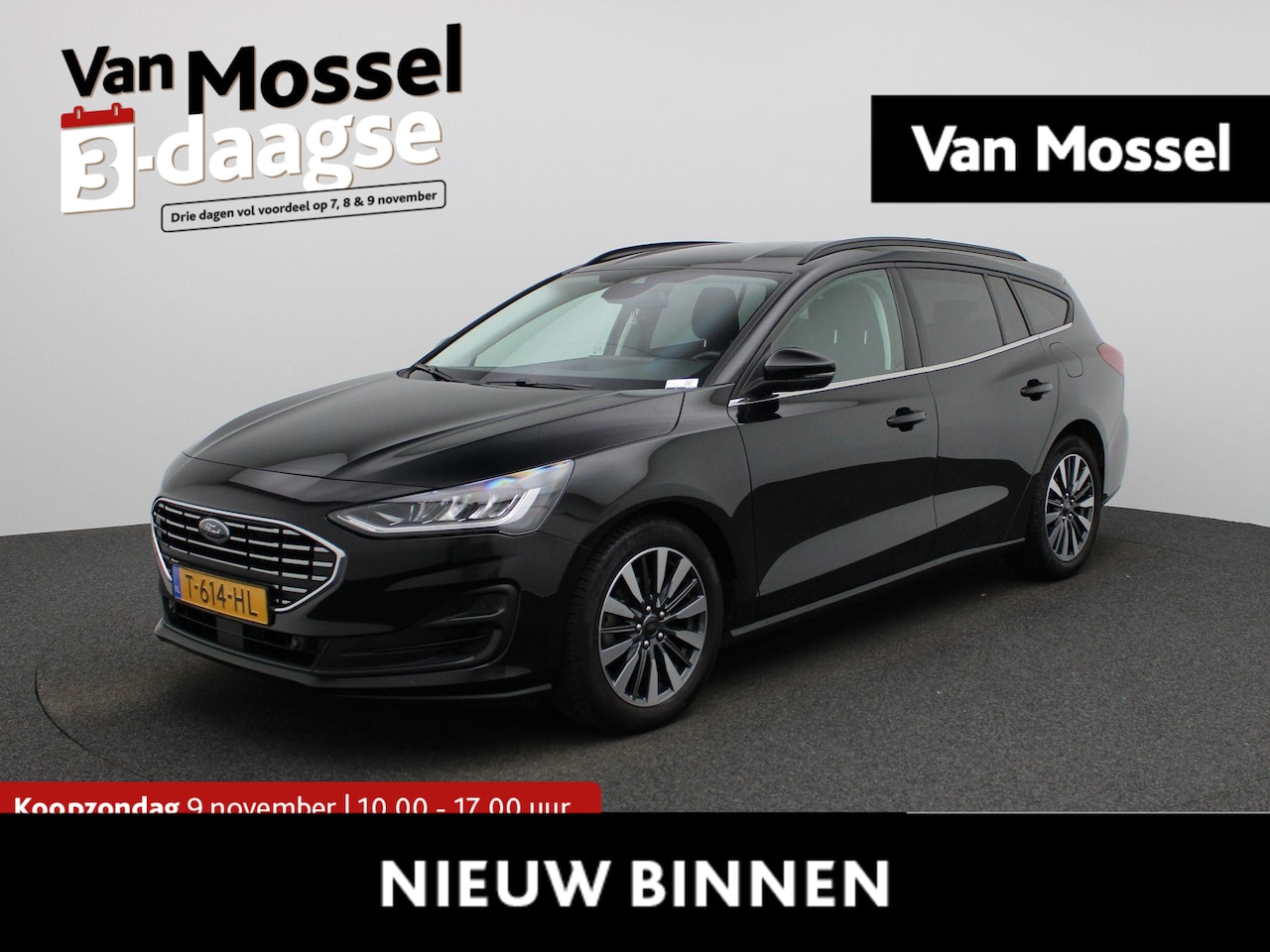 Ford Focus Wagon - 1.0 EcoBoost Hybrid Titanium X | Automaat | LMV | Parkeer sensoren | Navigatie | DAB | Cam - AutoWereld.nl