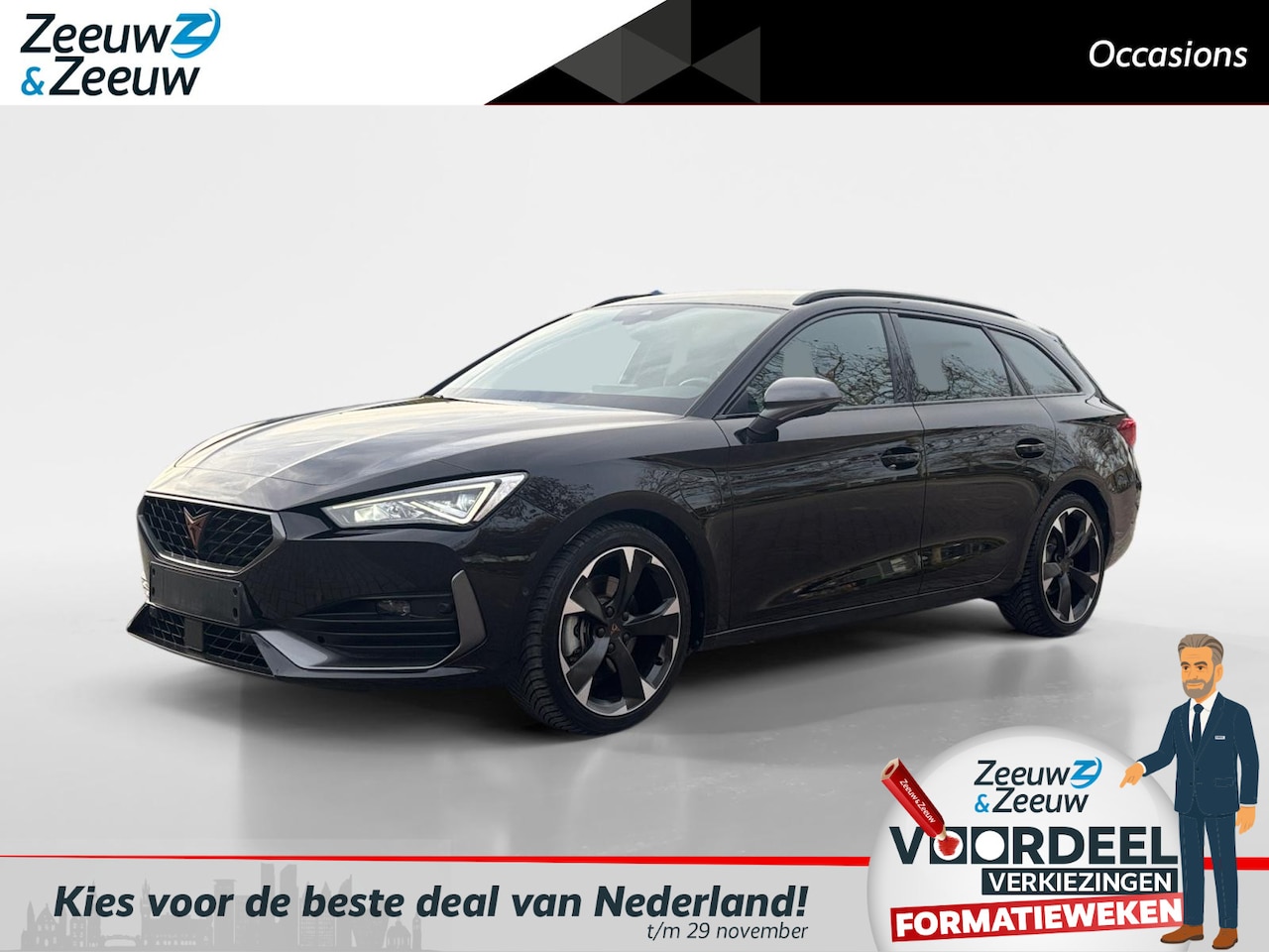 CUPRA Leon Sportstourer - 1.4 e-Hybrid Business PHEV | Dealer onderhouden | Stoel + Stuurverwarming | Carplay/Androi - AutoWereld.nl