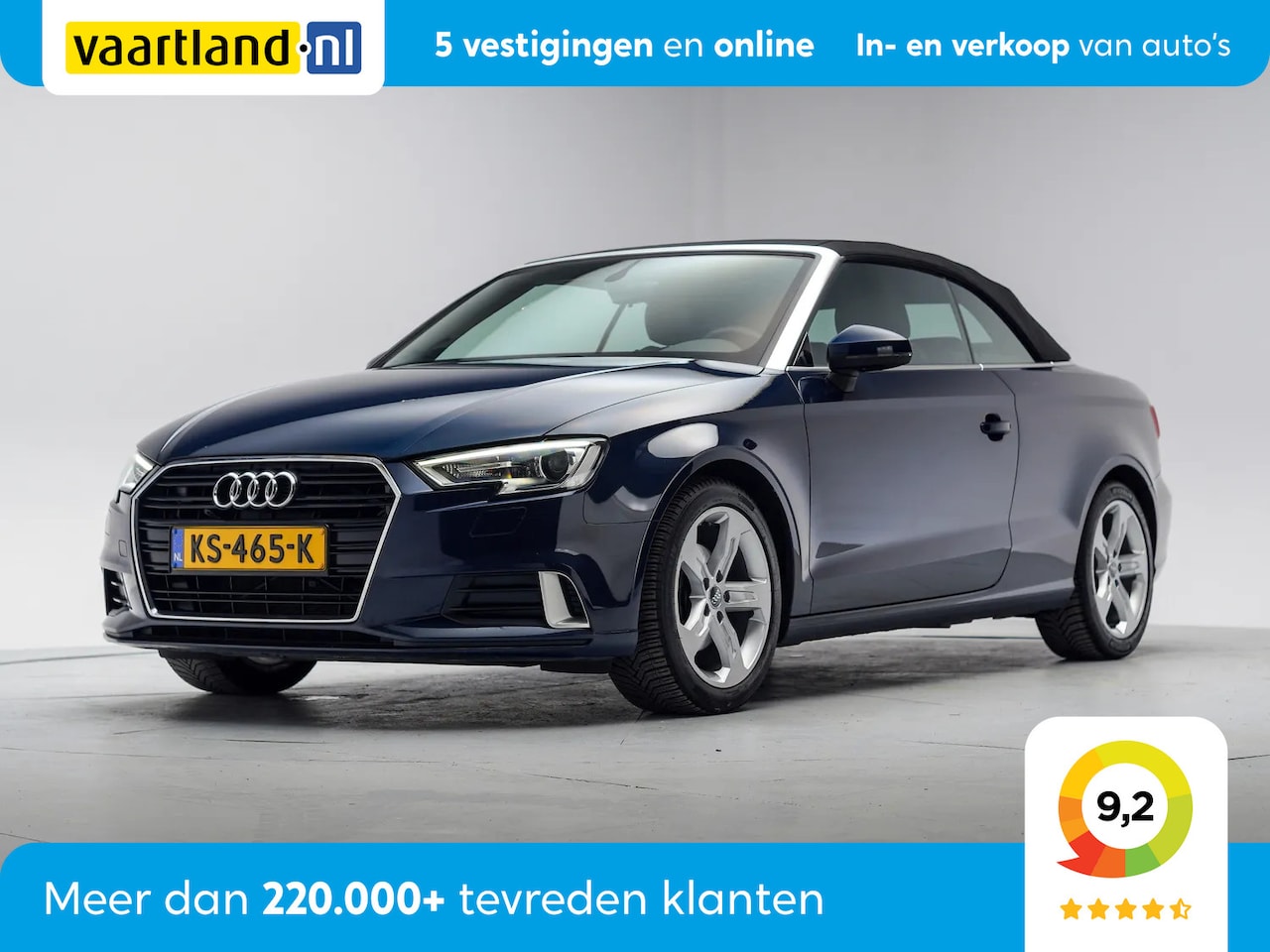 Audi A3 Cabriolet - 1.4 TFSI CoD Sport Pro Line FACELIFT Aut. [ Navi LED Stoelverwarming ] - AutoWereld.nl