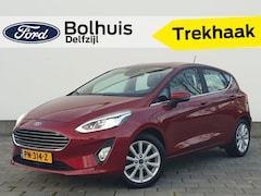 Ford Fiesta - EcoBoost Titanium | Adapt. Cruise | Trekhaak | B&O | Climate control | Camera | Verwarmde