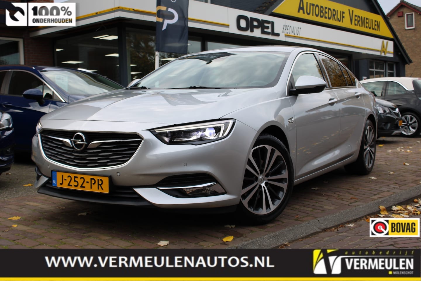 Opel Insignia Grand Sport - 1.5 Turbo 165PK Business Executive + 18"/ Navi/ Clima/ Cruise/ Virtual/ Leder/ Camera/ Ful - AutoWereld.nl