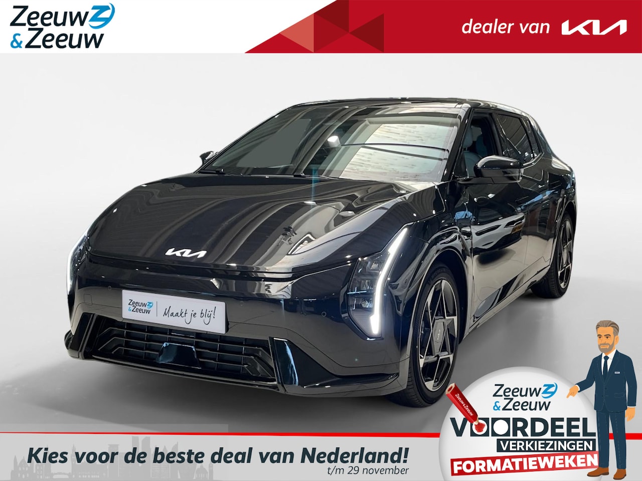 Kia EV4 - GT-Line Business Edition 81.4 kWh | NIEUW MODEL | 584 km WLTP-actieradius | NU €2000,- Inr - AutoWereld.nl