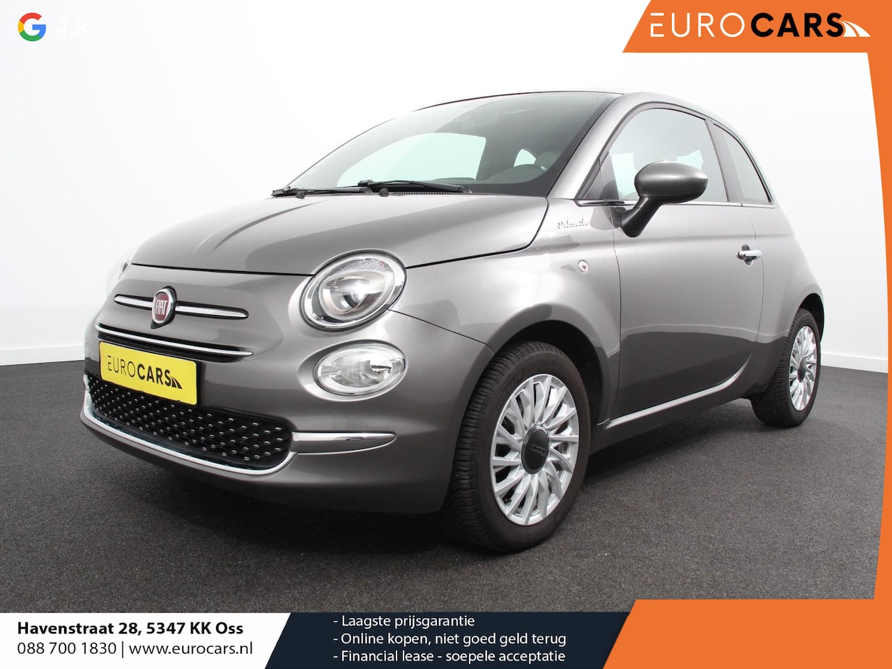 Fiat 500 - 1.0 Hybrid Dolcevita | Climate control | Cruise control | Panorama dak | Parkeersensor ach - AutoWereld.nl