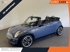 MINI Cabrio - Cooper 1.6 Cooper Chili Lees opmerkingen Leder Parkeersensoren Cruise Control Stoelverwarm