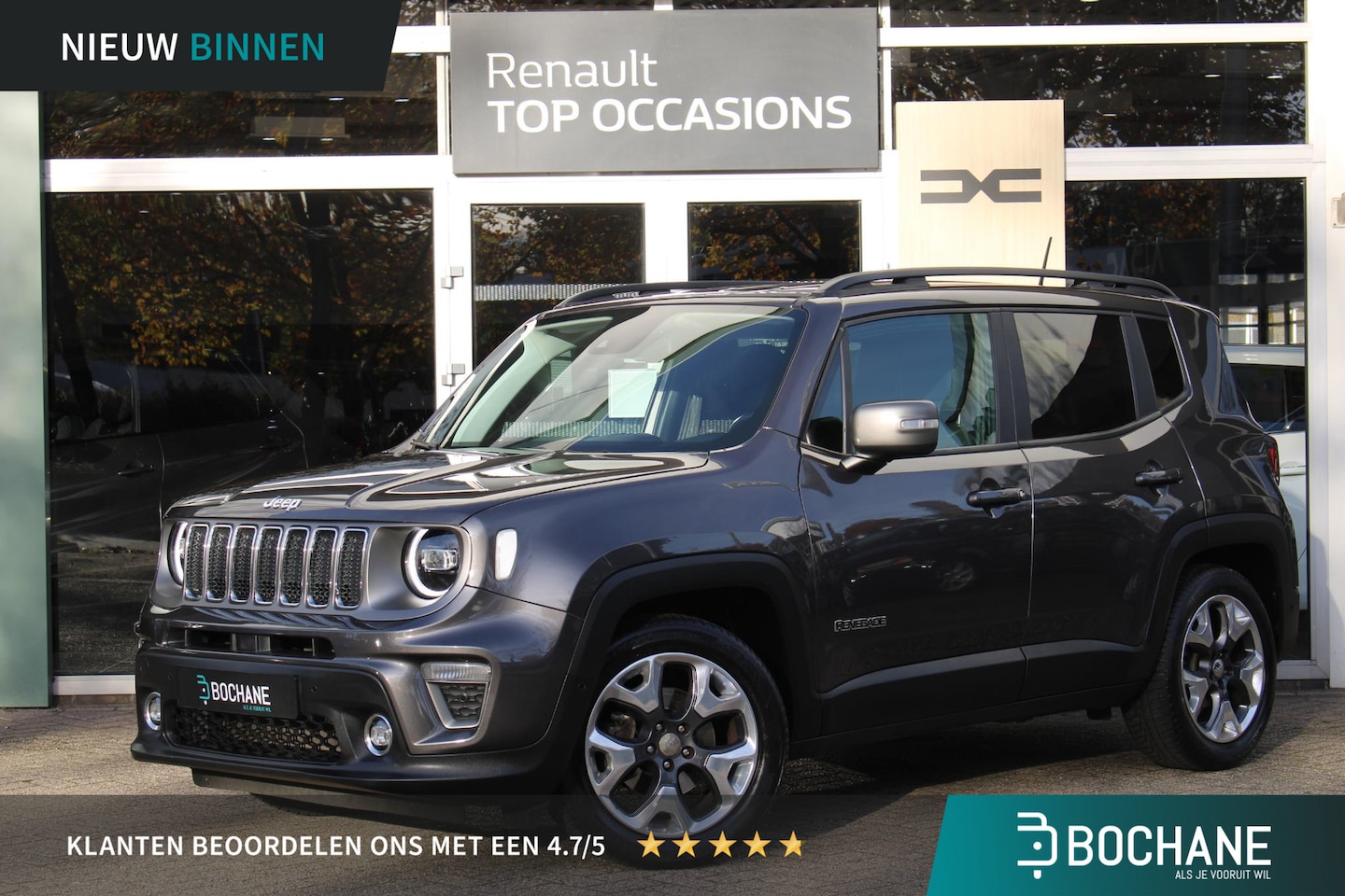Jeep Renegade - 1.0T Limited | Stoel en stuurverwarming | Camera en parkeersensoren | - AutoWereld.nl