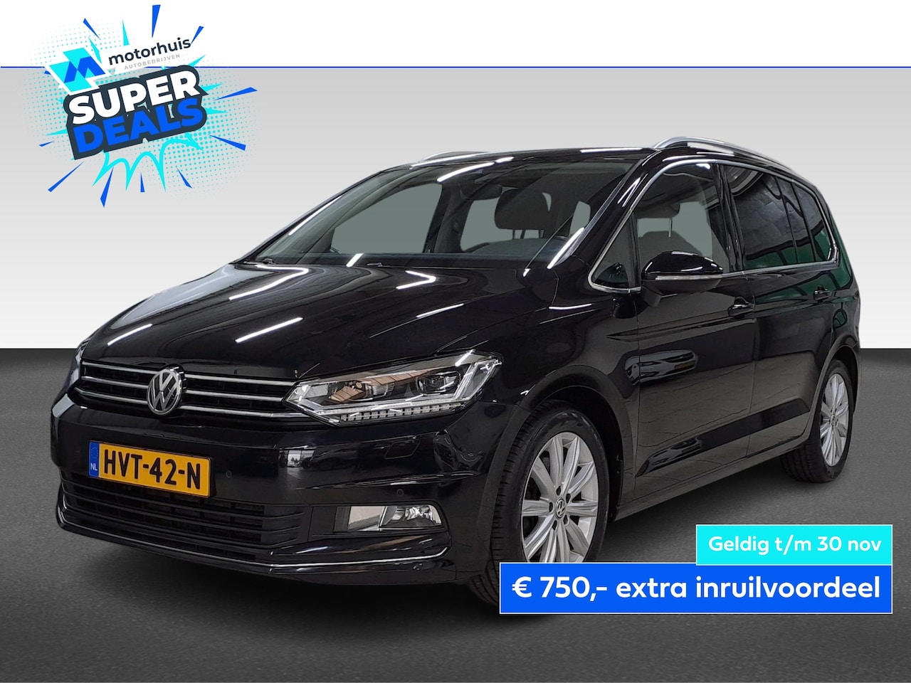 Volkswagen Touran - 1.4 TSI 150PK DSG-7 HIGHLINE 7ZITS NAVI LED TEL PDC - AutoWereld.nl
