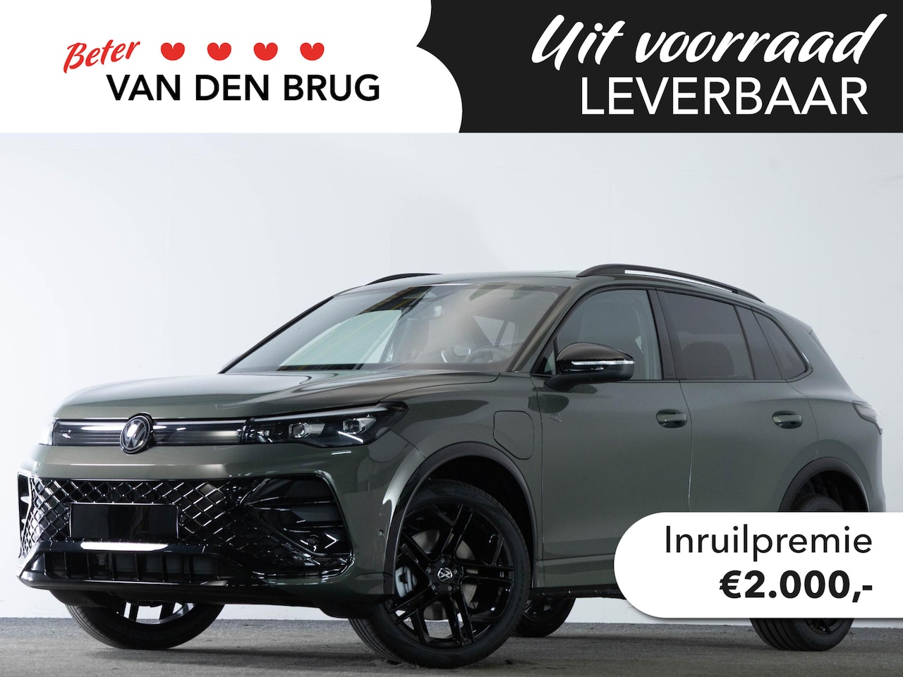 Volkswagen Tiguan - R-Line Edition 1.5 eHybrid 204 PK | Trekhaak | Black Style | Stuur & Stoelverwarming | - AutoWereld.nl