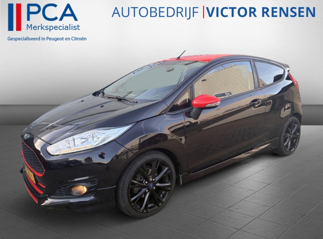 Ford Fiesta - Black Edition 140Pk 1.0 EcoB. Red Edit. - AutoWereld.nl