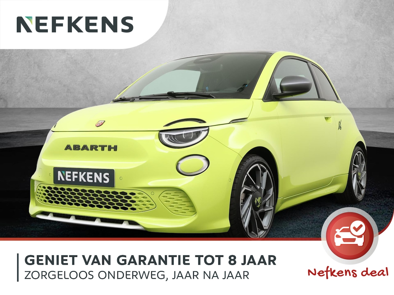 Abarth 500e - Turismo 42 kWh 155 pk Automaat | Navigatie | Licht Metalen Velgen 18"| Lederen/Alcantara B - AutoWereld.nl