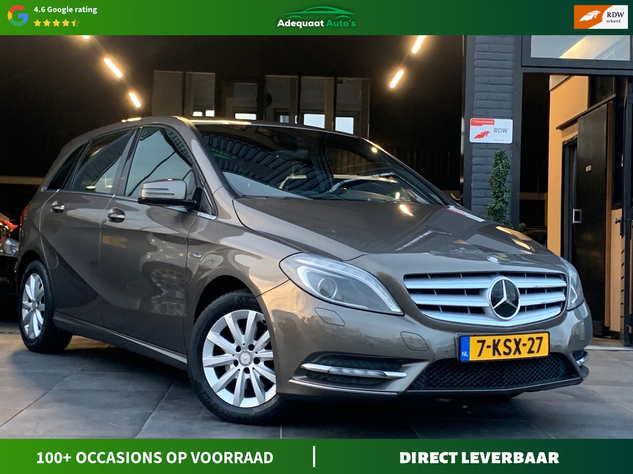 Mercedes-Benz B-klasse - 200 Ambition AUT|LEER|CRUISE|CAMERA - AutoWereld.nl