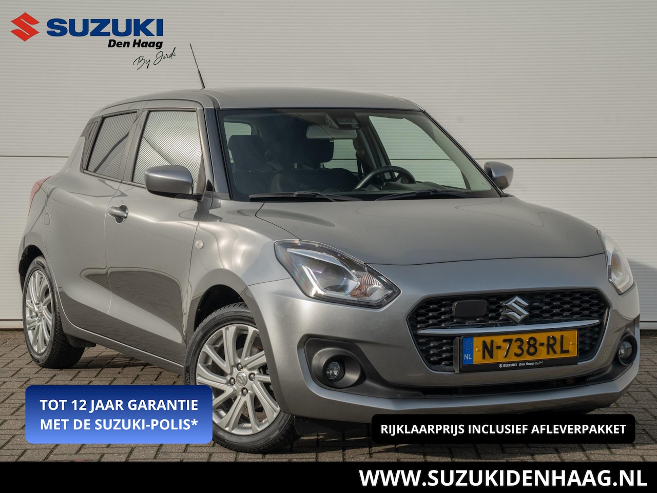 Suzuki Swift - 1.2 Select |Smart Hybrid | Android auto | Apple Carplay | All Season banden | Trekhaak - AutoWereld.nl