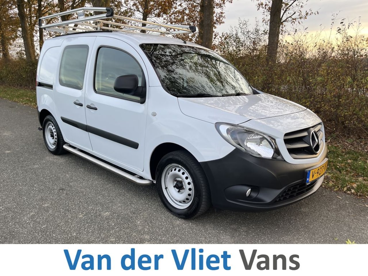 Mercedes-Benz Citan - 108 CDI E6 3p Lease €178p/m, Airco, Trekhaak, Inrichting, Imperiaal, Onderhoudshistorie aa - AutoWereld.nl