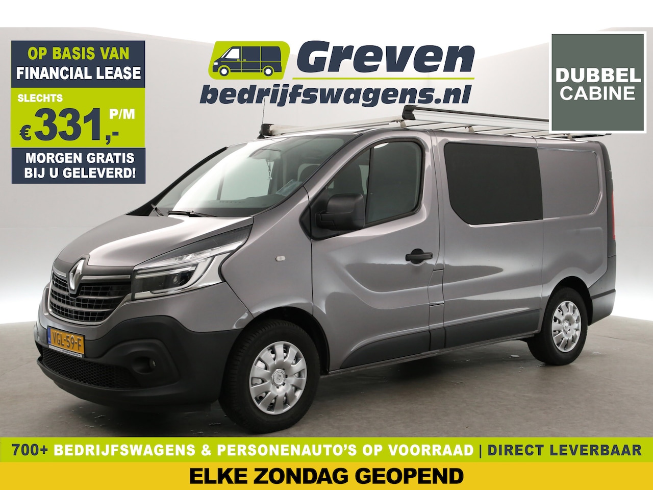 Renault Trafic - 2.0 dCi T29 145PK L1H1 | Automaat | DC | Airco | Cruise | Camera | Carplay | Trekh. | Impe - AutoWereld.nl