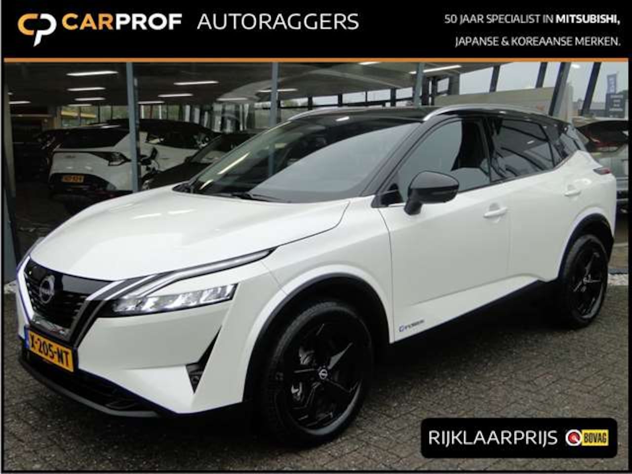 Nissan Qashqai - 1.5 E-power 190pk Black Edition Pano | 360 Camera | Adaptief - AutoWereld.nl