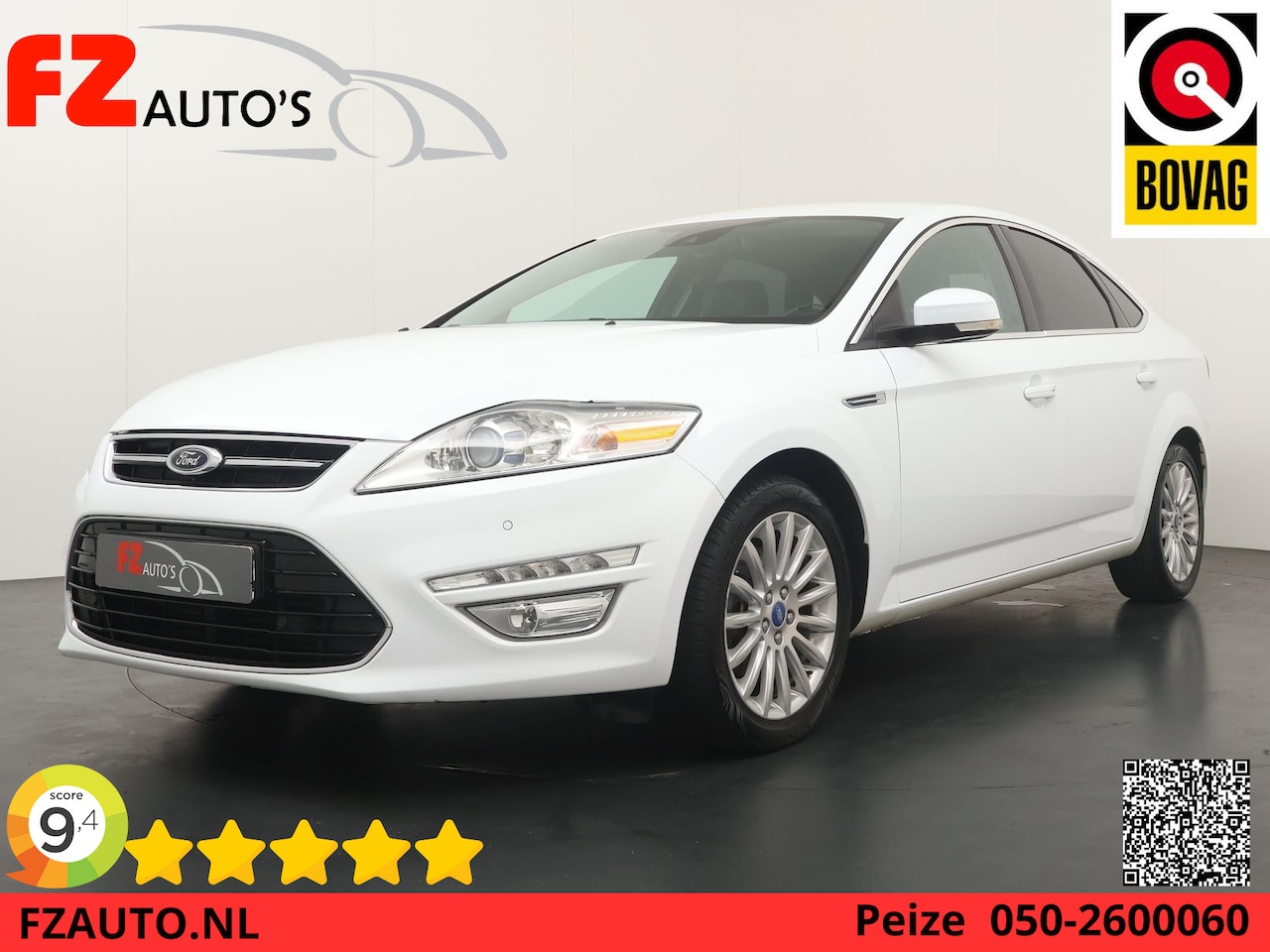 Ford Mondeo - 1.6 EcoBoost Titanium - Navigatie - Leder - Stoelverwarming v+a - Trekhaak - AutoWereld.nl