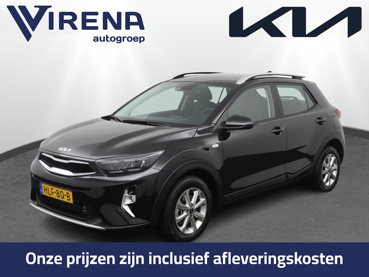 Kia Stonic - 1.0 T-GDi MHEV DynamicLine Automaat - Climate Control - Navigatie - Cruise Control - DAB r - AutoWereld.nl