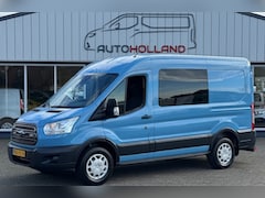 Ford Transit - 2.0 TDCI 96KW 131PK DC DUBBELE CABINE EURO 6 AIRCO/ NAVIGATIE/ CRUISE CONTROL/ CAMERA/ 100