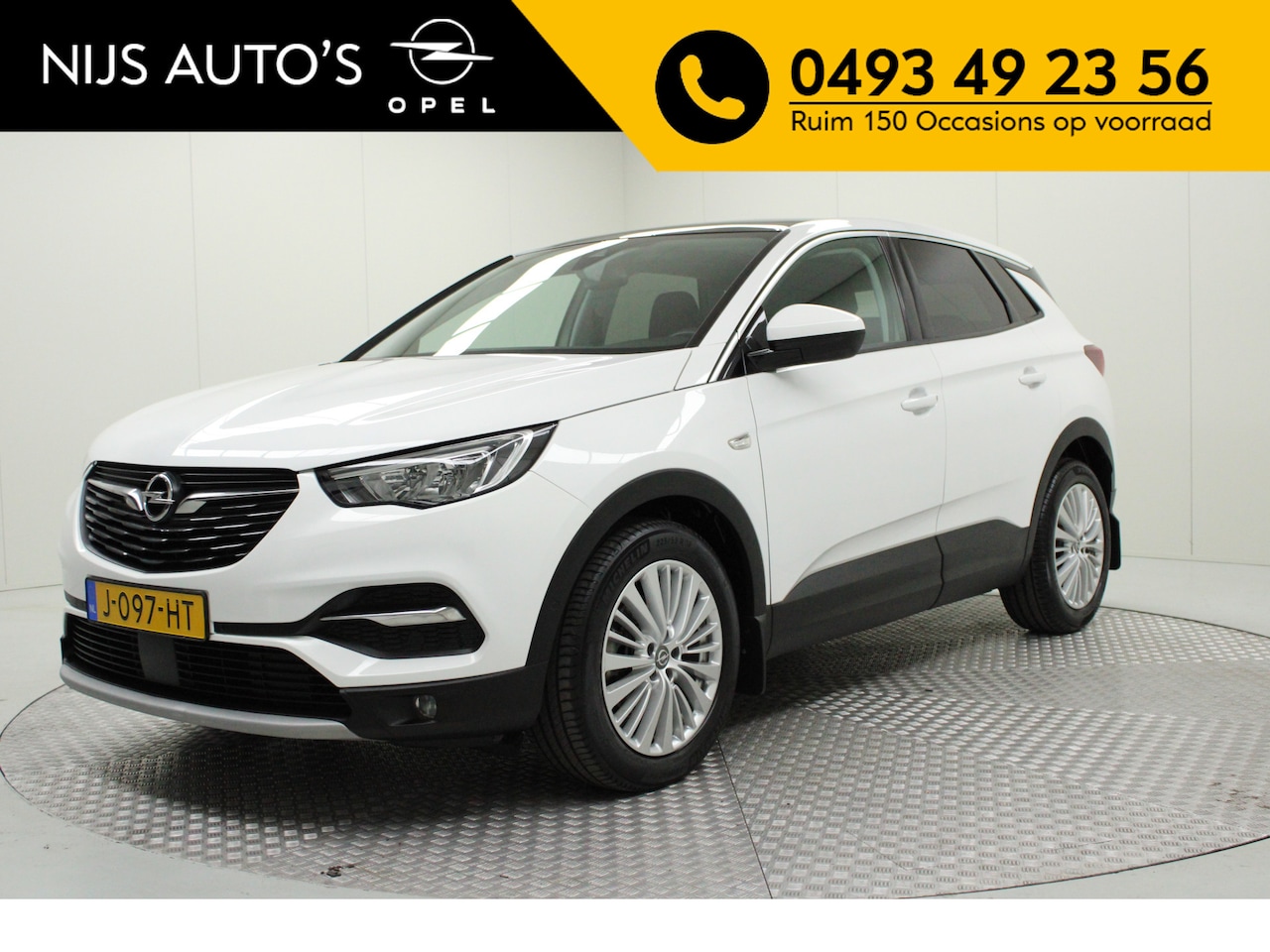 Opel Grandland X - 1.2 Turbo Innovation | climate control | pdc v/a + camera | elektr. achterklep | navi full - AutoWereld.nl