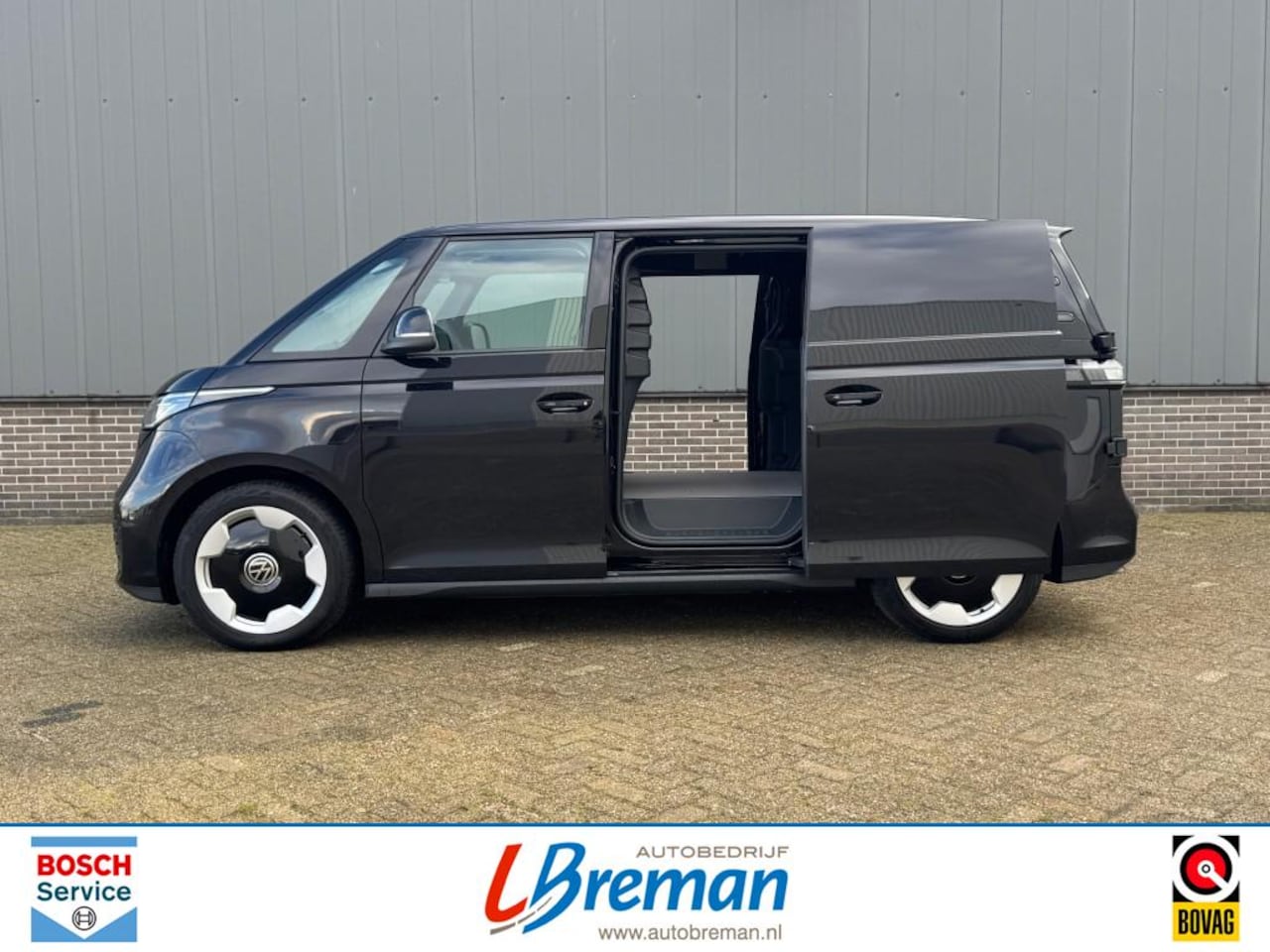 Volkswagen ID. Buzz Cargo - BULLI EDITION 286pk 79 KWH Cargo dubbele schuifdeur trekhaak - AutoWereld.nl