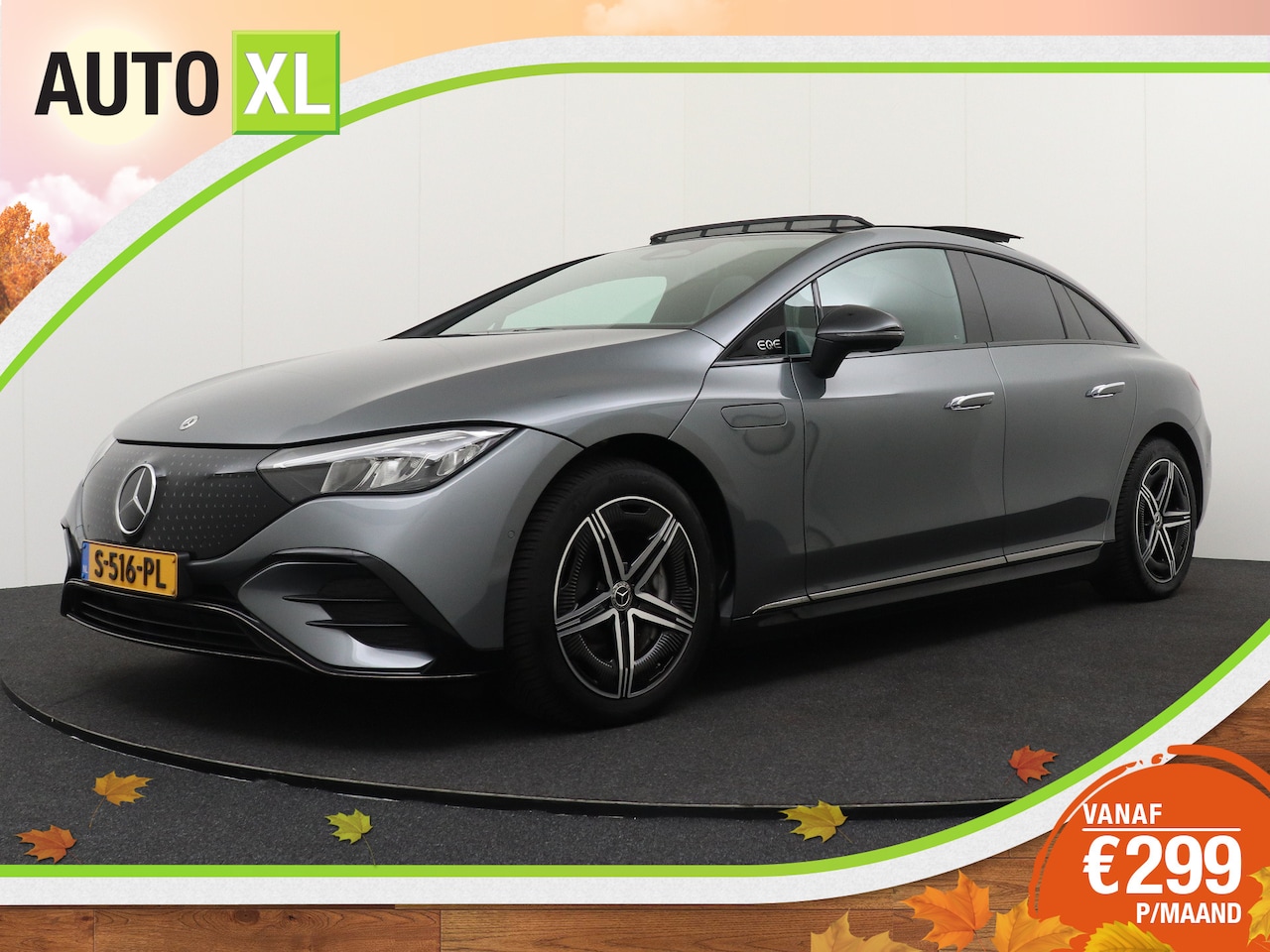 Mercedes-Benz EQE - 300 AMG Line 89 kWh Pano-dak Memory Adap. Cruise Camera - AutoWereld.nl