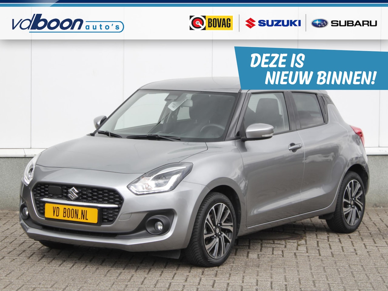 Suzuki Swift - 1.2 Style Smart Hybrid Automaat | Navi | Adap. Cruise | Clima | Camera | Lm-Velgen - AutoWereld.nl