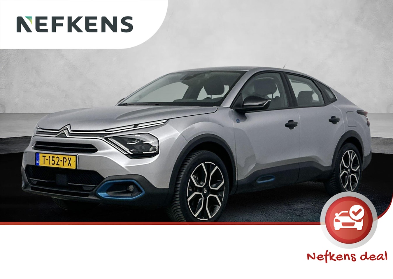 Citroën Ë-C4 X - Feel 50kWh | 1ste eigenaar | 3 FASE | Parkeersensoren | LED lampen | Navigatie | 18"LMV | - AutoWereld.nl