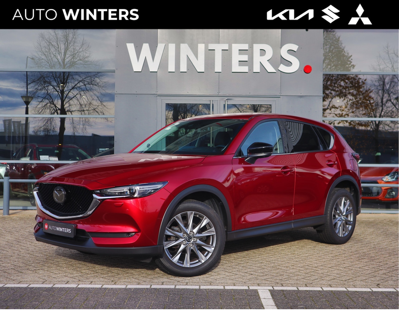Mazda CX-5 - 2.5 FWD SkyActiv-G 194 Homura Automaat Keyless | Leder | 360-Camera | Head-up Display - AutoWereld.nl