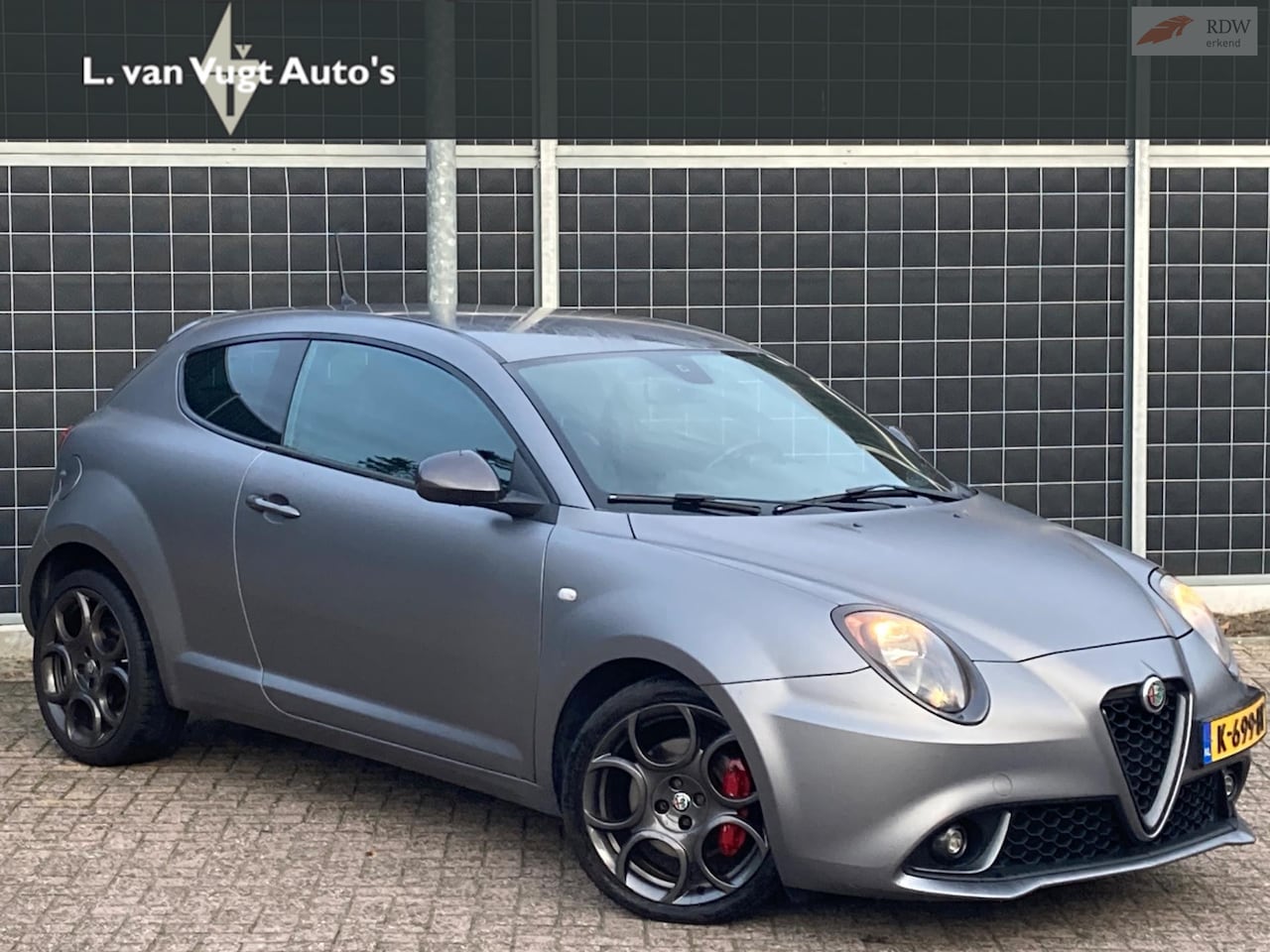 Alfa Romeo MiTo - 1.4 T | automaat |Veloce| incl.12 mnd. Garantie | Grigio Magnesio Opaco | - AutoWereld.nl