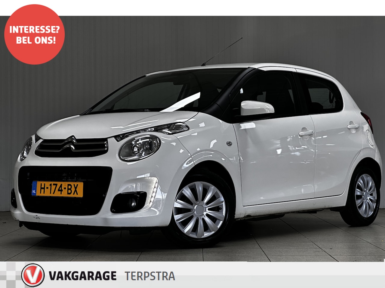 Citroën C1 - 1.0 VTi Feel /5-Drs /Airco /Elek. ramen voor /C.V. afstand /Bluetooth /AUX & USB /LED Dagr - AutoWereld.nl