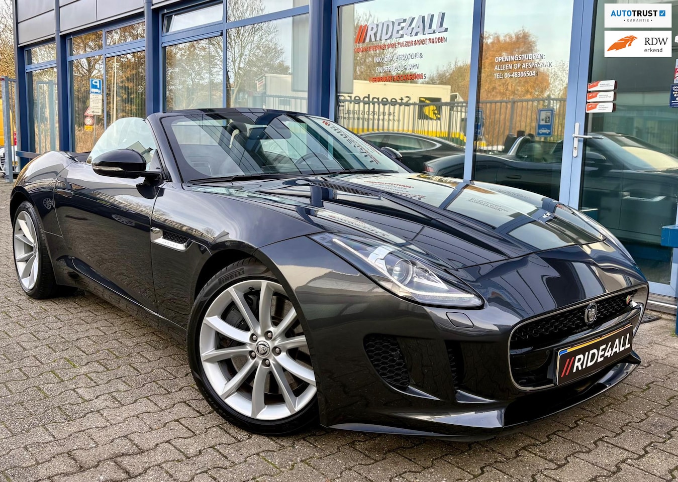 Jaguar F-type - 3.0 V6 S Cabrio/380PK/Camera/Stuurvw/Meridian!! - AutoWereld.nl