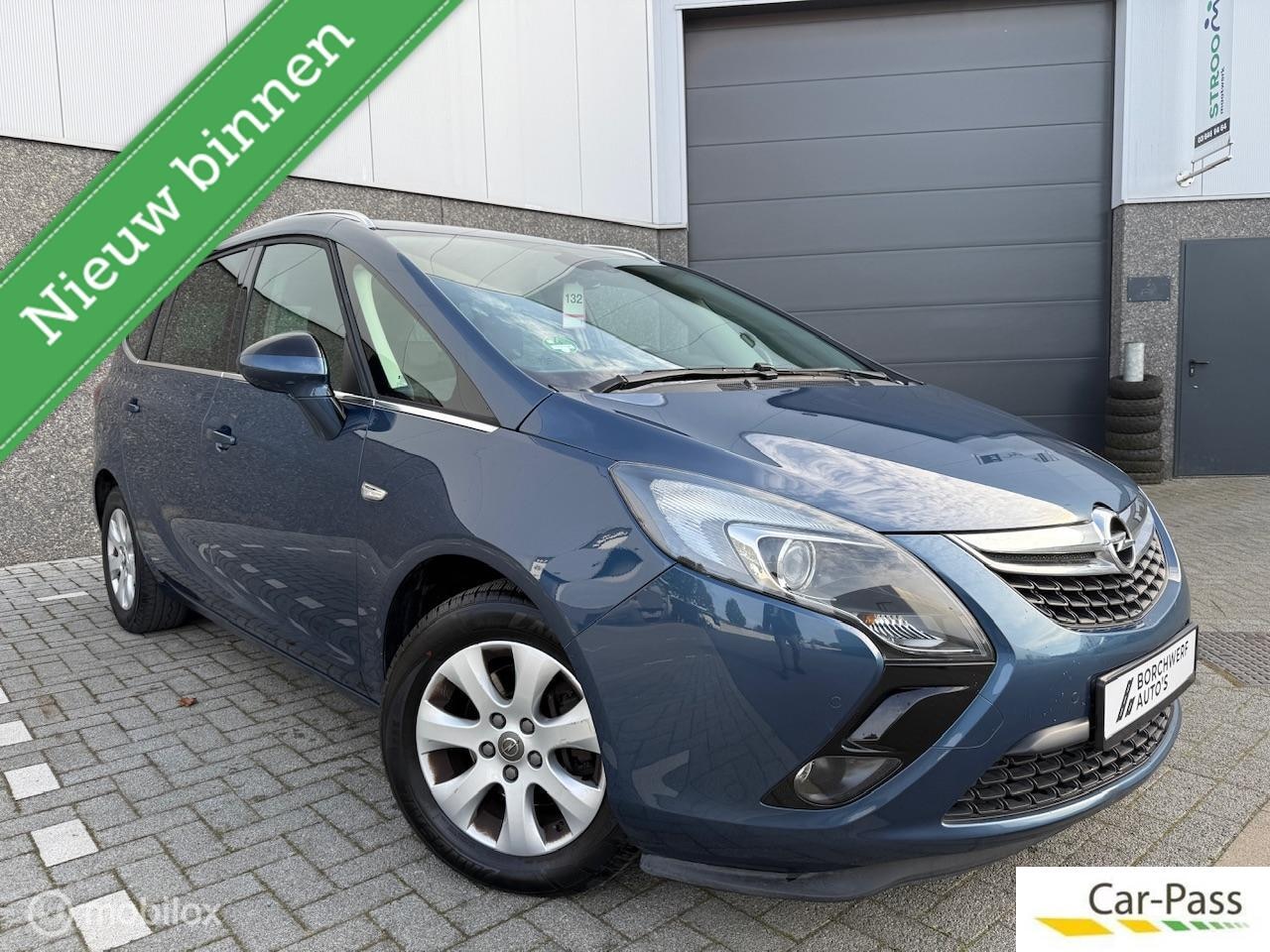 Opel Zafira Tourer - 1.4 Benzine 7 Zitplaatsen Navigatie Trekh - AutoWereld.nl