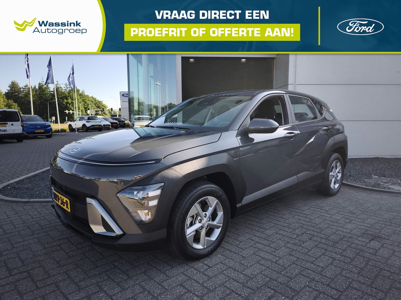 Hyundai Kona - 1.6 GDI HEV 141pk AUTOMAAT Comfort | Camera | Navigatie | Hybride - AutoWereld.nl