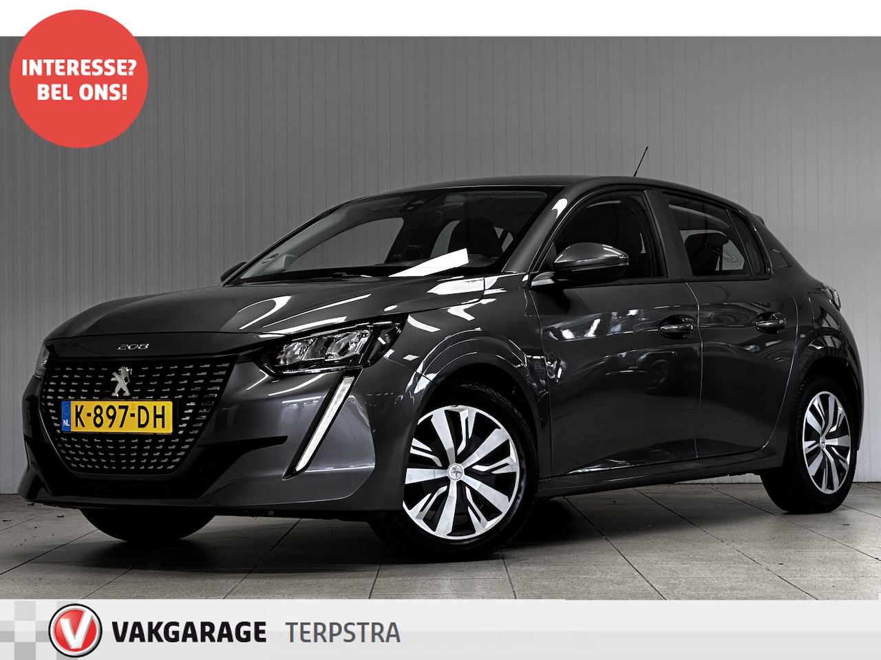 Peugeot 208 - 1.2 PureTech Active /LED Koplampen /Apple + Android /DAB+! /Navi /Airco /Cruise /Elek. pak - AutoWereld.nl