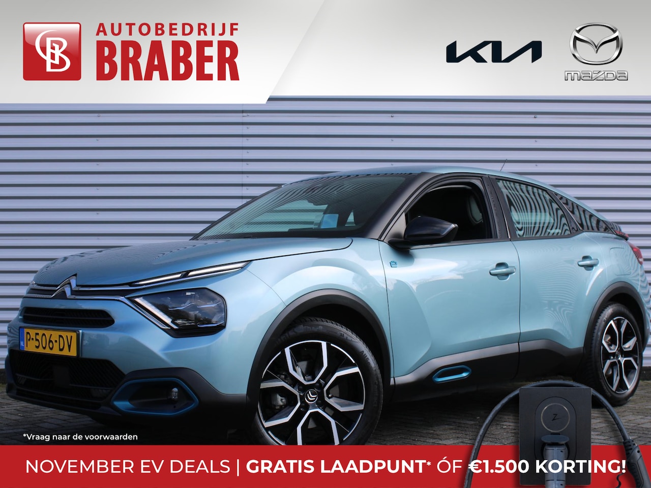 Citroën Ë-C4 - Shine 50 kWh Citroën Ë-C4 Live 50 kWh | Airco | Cruise | Navi | Keyless | - AutoWereld.nl