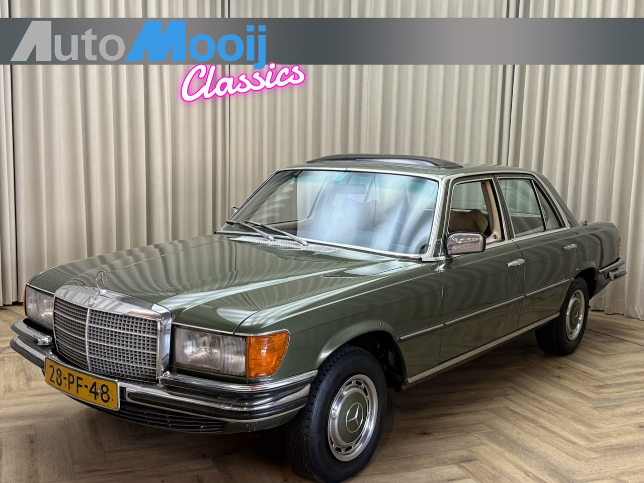 Mercedes-Benz S-klasse - 280 S Automaat / 1977 / Schuifdak / Origineel Nederlands / Trekhaak - AutoWereld.nl