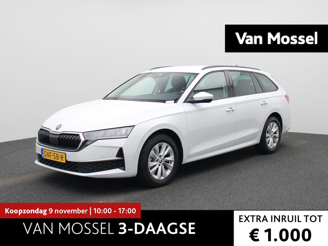 Skoda Octavia Combi - 1.5 TSI MHEV Business Edition METALLIC LAK | ELEK.ACHTERKLEP | WEGKLAPBARE TREKHAAK | CAME - AutoWereld.nl