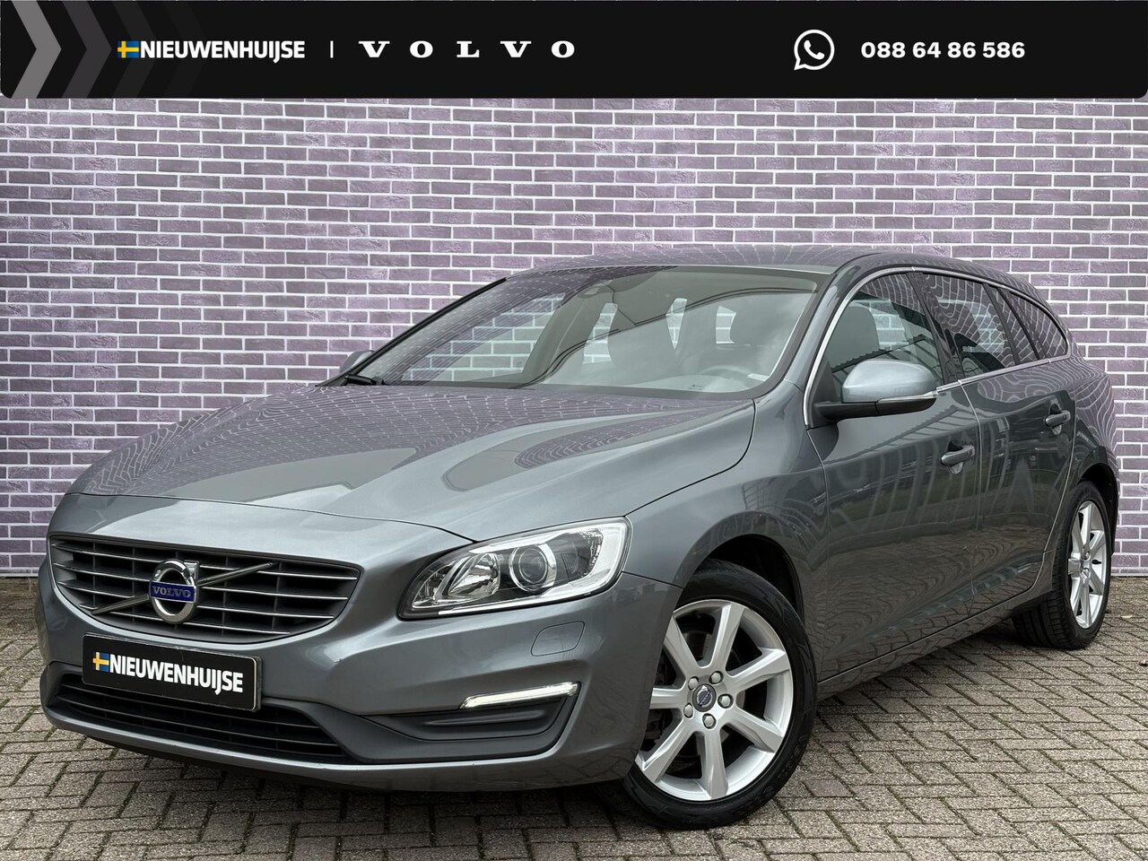 Volvo V60 - 1.5 T2 Nordic+ | Bi-Xenon | Standkachel | Stoelverwarming | Parkeersensoren | High Perform - AutoWereld.nl
